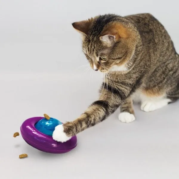 KONG Infused Gyro Treat Dispensing Cat Toy
