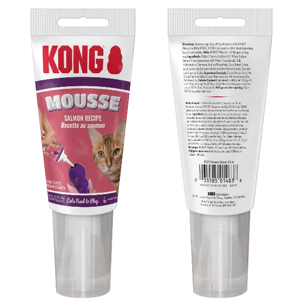 KONG Mousse Salmon Treat For Cats
