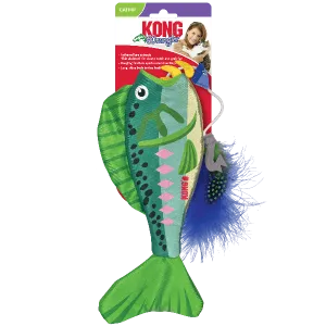 KONG Wrangler Angler Fish Cat Toy