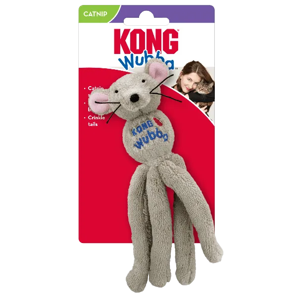 KONG Wubba Mouse Cat Toy