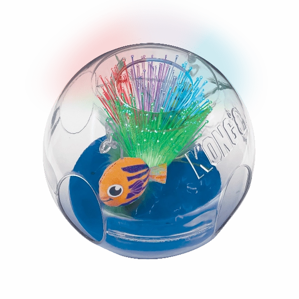 KONG Bat-A-Bout Glow Aquarium Cat Toy