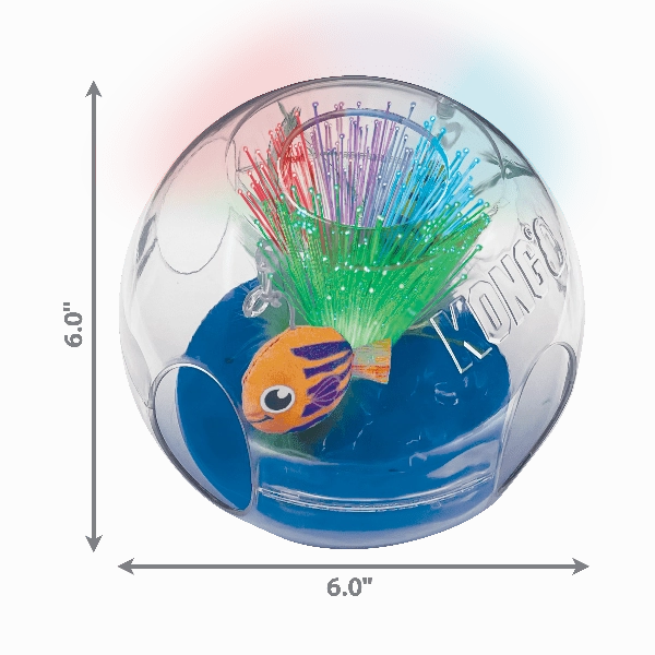 KONG Bat-A-Bout Glow Aquarium Cat Toy