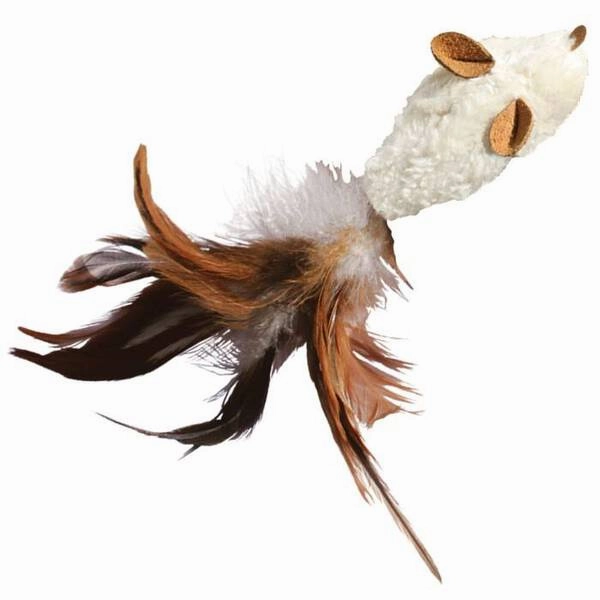 Kong Cat Refillable Catnip Toy - Feather Mouse (NM42)