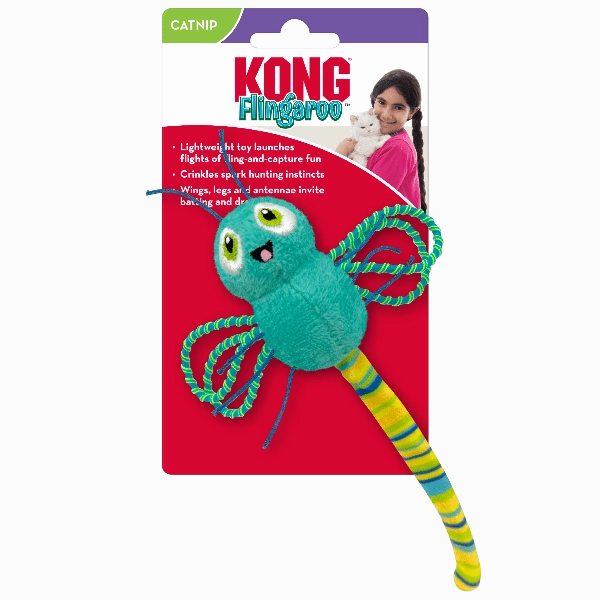 KONG Flingaroo Dragonfly Cat Toy