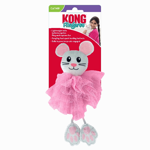 KONG Flingaroo Tutu Cat Toy