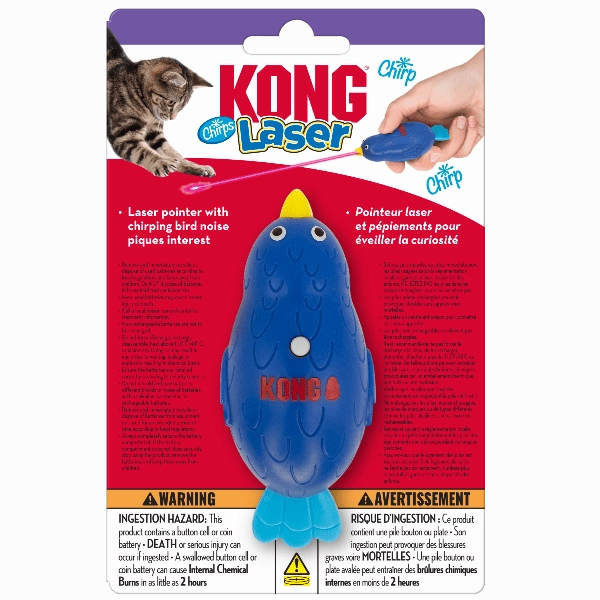 KONG Laser Chirps Bird Cat Toy