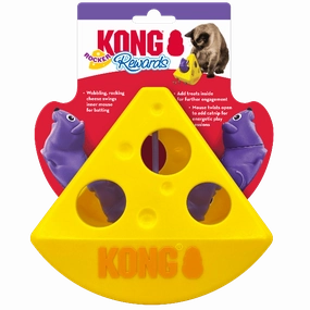 KONG Rewards Rocker Cheese Cat Toy