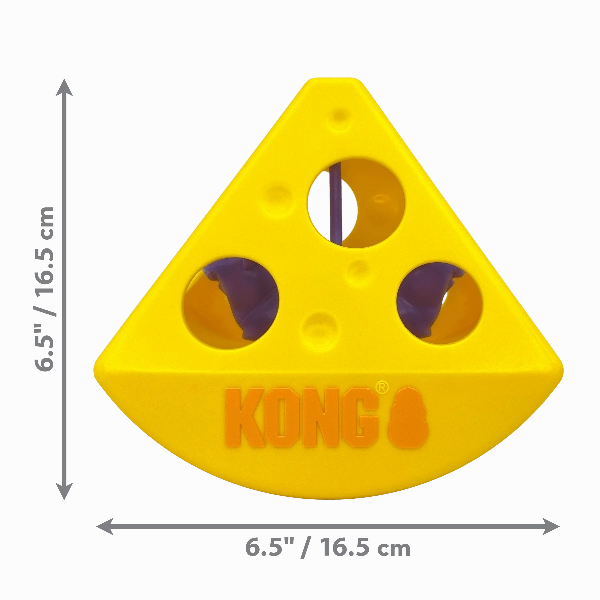 KONG Rewards Rocker Cheese Cat Toy