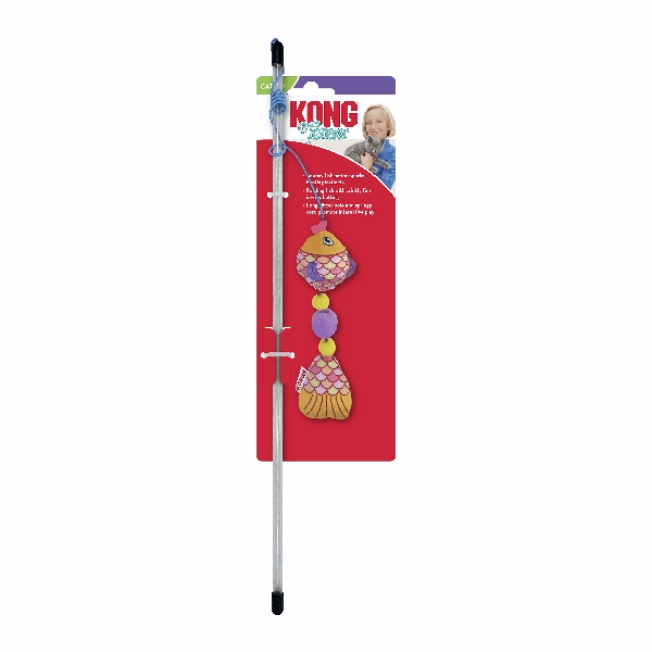KONG Scrattles Fish Teaser Cat Toy