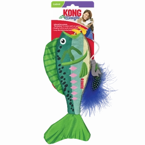 KONG Wrangler Angler Fish Cat Toy