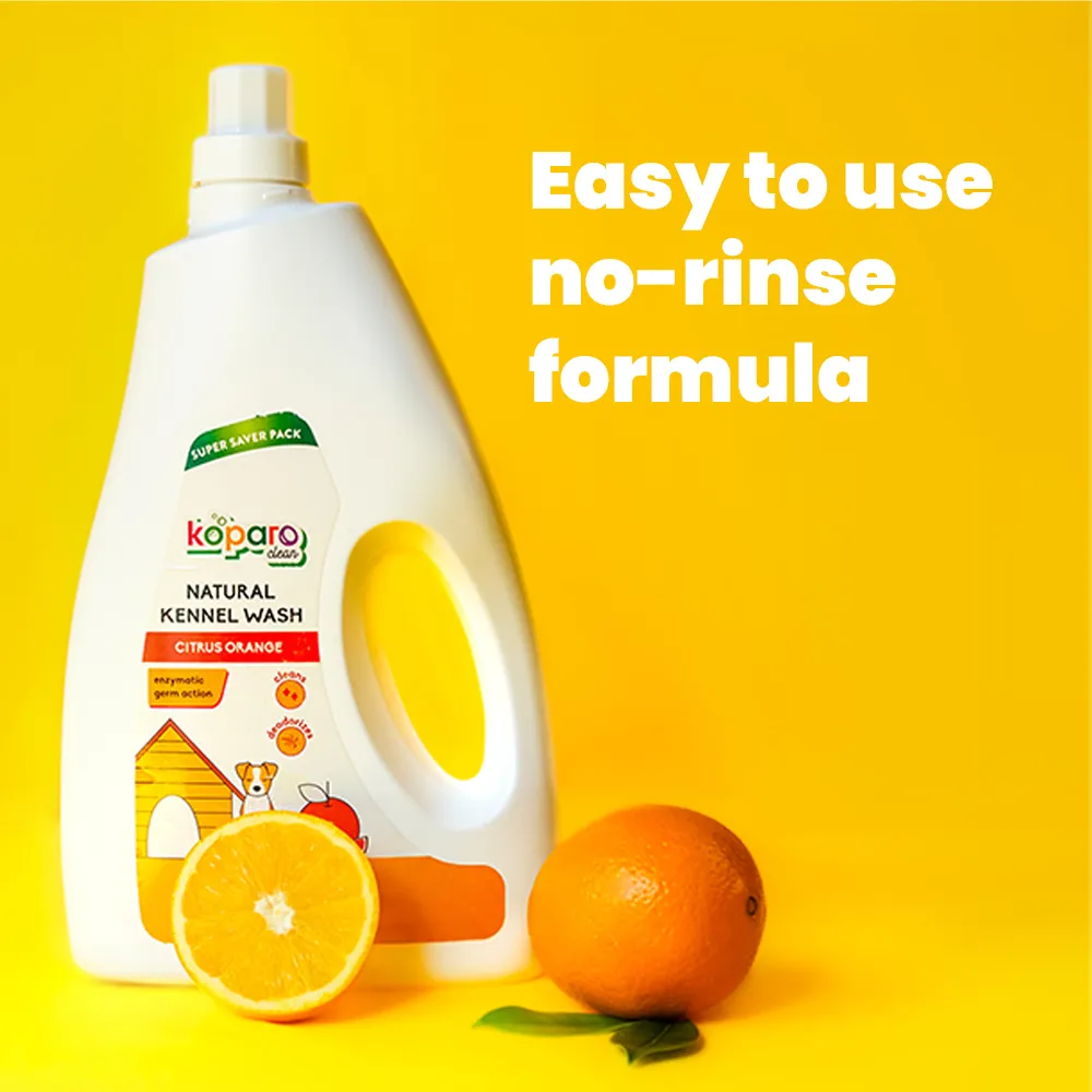 Koparo Clean Natural Citrus Orange Fragrance Kennel Wash (Pet Safe)