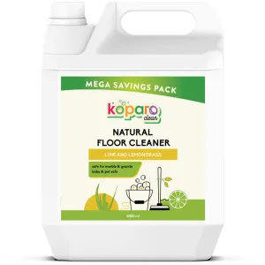 Koparo Natural Floor Cleaner Lime and Lemongrass Fragrance (Pet Safe)