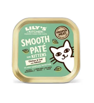 Lily's Kitchen Chicken Cod & Salmon Pat Kitten Wet Food (85g)
