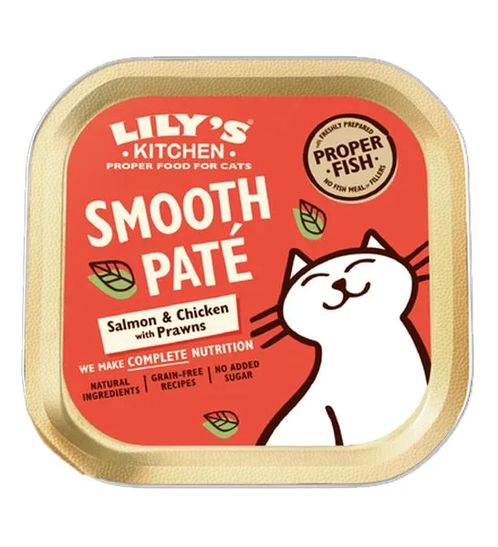 Lily's Kitchen Salmon & Chicken Pat Wet Cat Food (85g)