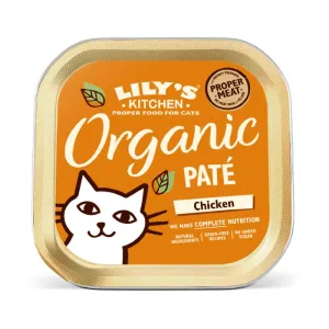Lily's Kitchen - Wet Food For Cats - Organic Chicken Pat 85g
