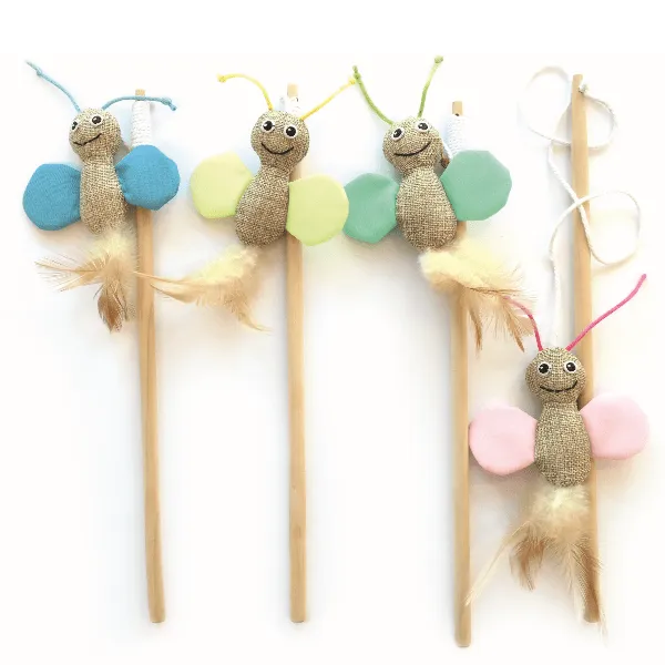 M-PETS Play Butterfly Cat Wand