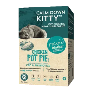 Meowbiotics Calm Down Kitty -  Cat Calming Hemp Supplement