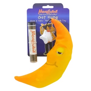 Meowijuana Cat Toy Get Hung Refillable Moon and Stars