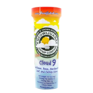 Meowijuana Cloud 9 - Sunflower, Rose, Marshmallow Leaf & Catnip Blend 26g