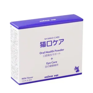 Mind Up Nyanko Care Cat Oral Health Powder   Eye Care Milk 45g