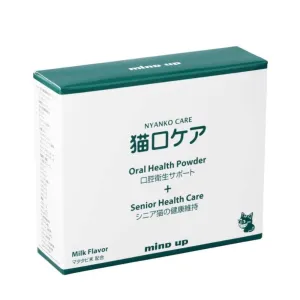 Mind Up Nyanko Care Cat Oral Health Powder   Senior Health Care 45g