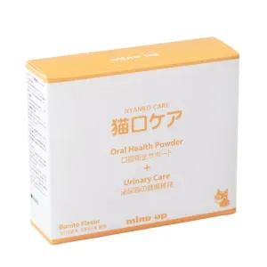 Mind Up Nyanko Care Cat Oral Health Powder   Urinary Care Bonito 45g