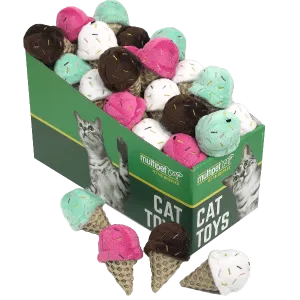Multipet Ice Cream Cone Cat Toy