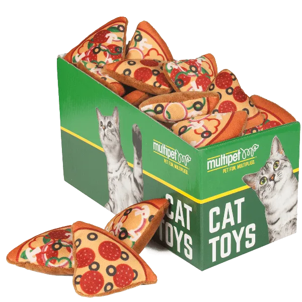 Multipet Pizza Cat Toy