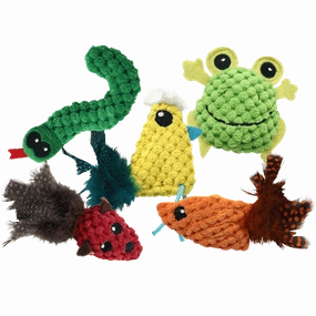 Multipet Knobby Knits Assorted Cat Toy