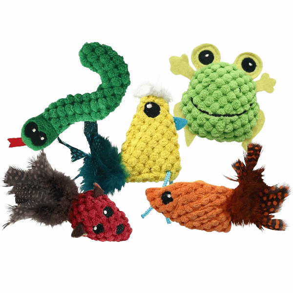 Multipet Knobby Knits Assorted Cat Toy