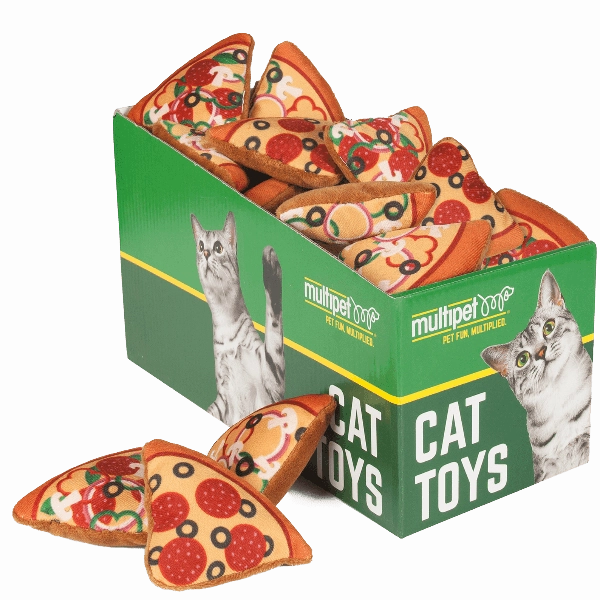 Multipet Pizza Cat Toy