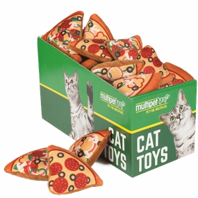 Multipet Pizza Cat Toy