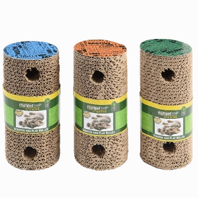 Multipet Scratch and Play Roller Cat Toy with Catnip