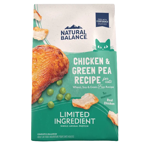 Natural Balance Limited Ingredient Grain Free Chicken & Green Pea Recipe Dry Cat Food