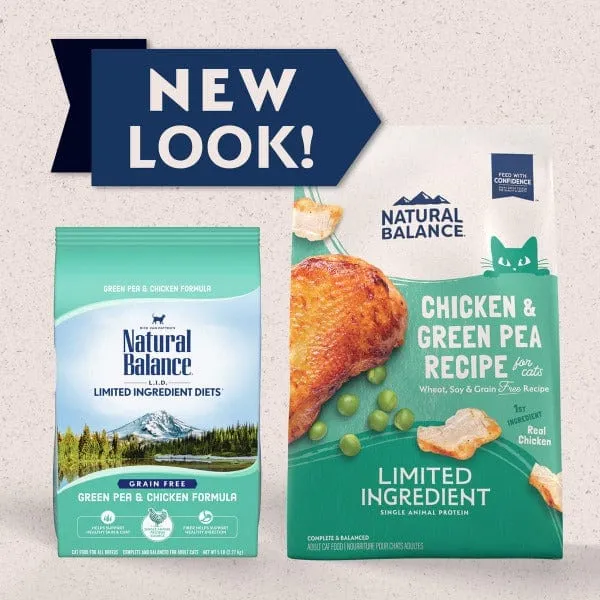 Natural Balance Limited Ingredient Grain Free Chicken & Green Pea Recipe Dry Cat Food