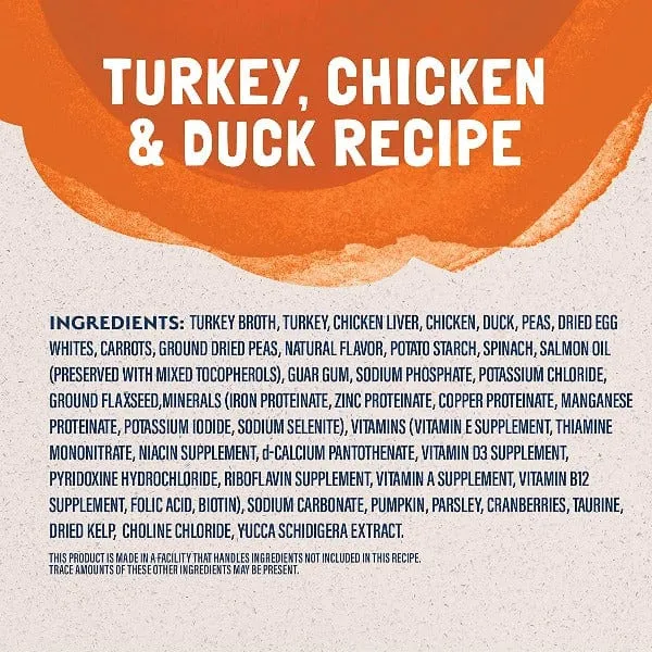 Natural Balance Platefulls Turkey, Chicken & Duck Recipe Morsels in Gravy Cat Food Pouch
