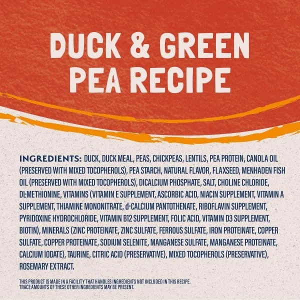 Natural Balance Reserve Grain Free Duck & Green Pea Recipe Dry Cat Food