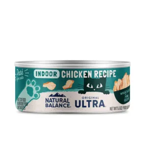 Natural Balance Ultra Indoor Chicken Recipe Pat Recipe Canned Cat Food