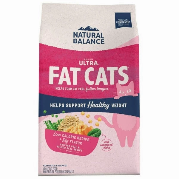 Natural Balance Fat Cats Chicken Meal & Salmon Meal Recipe Dry Cat Food