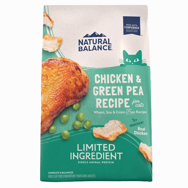 Natural Balance Limited Ingredient Grain Free Chicken & Green Pea Recipe Dry Cat Food