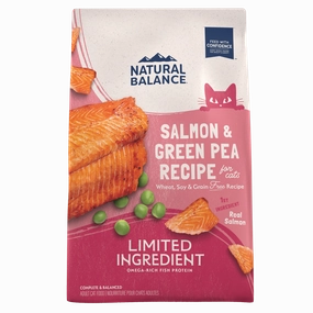 Natural Balance Limited Ingredient Grain Free Salmon & Green Pea Recipe Dry Cat Food