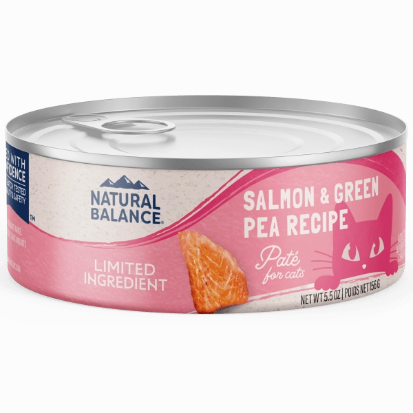 Natural Balance Limited Ingredient Salmon & Green Pea Recipe Canned Cat Food