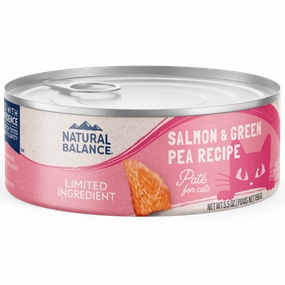 Natural Balance Limited Ingredient Salmon & Green Pea Recipe Canned Cat Food