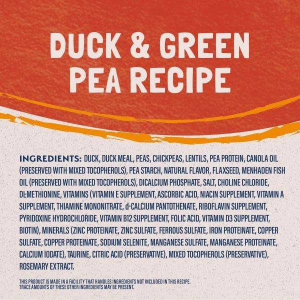 Natural Balance Reserve Grain Free Duck & Green Pea Recipe Dry Cat Food