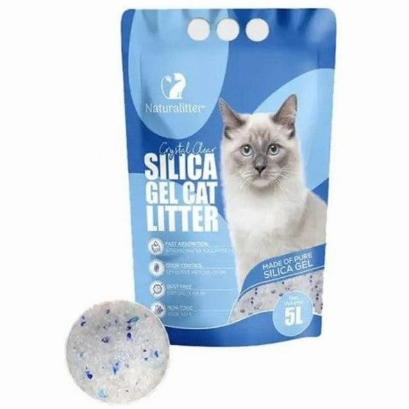 Naturalitter Crystal Clear Silica Gel Cat Litter