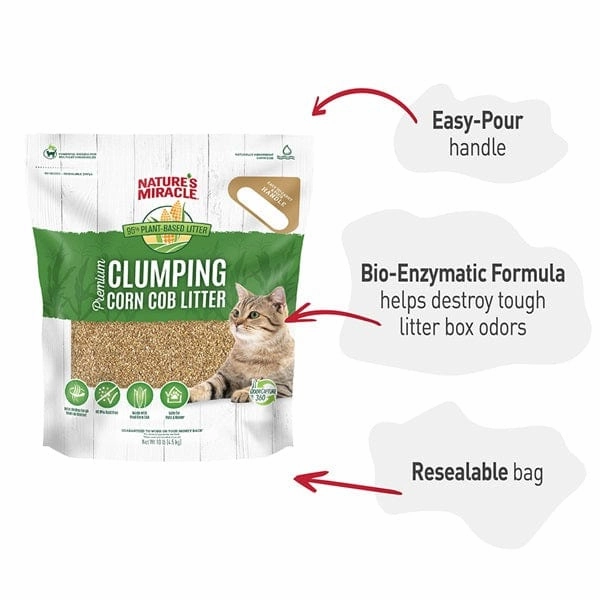 Nature's Miracle Premium Clumping Corn Cob Litter