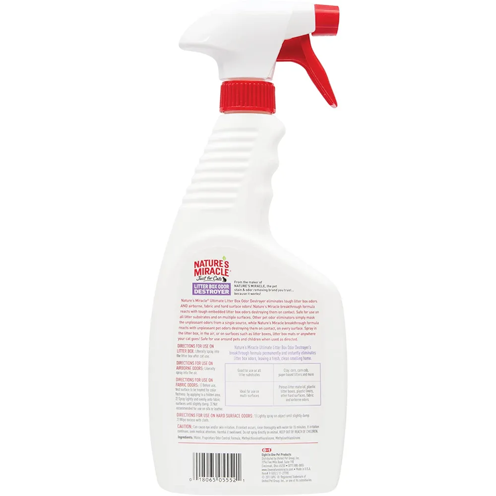 Natures Miracle Litter Box Odor Destroyer for Cats
