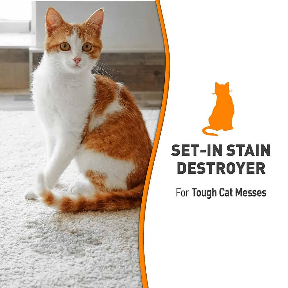 Natures Miracle Orange Oxy Stain and Odor Remover for Cats