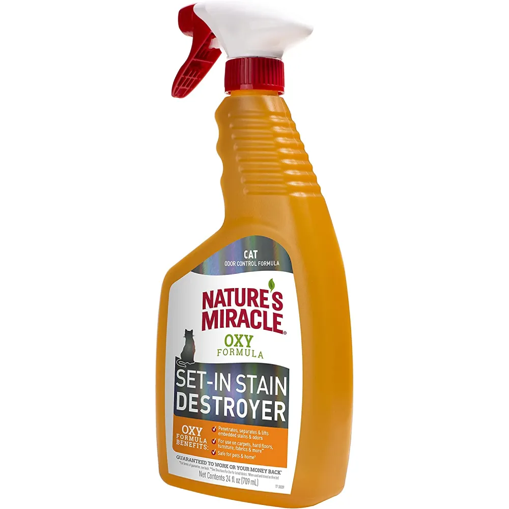 Natures Miracle Orange Oxy Stain and Odor Remover for Cats