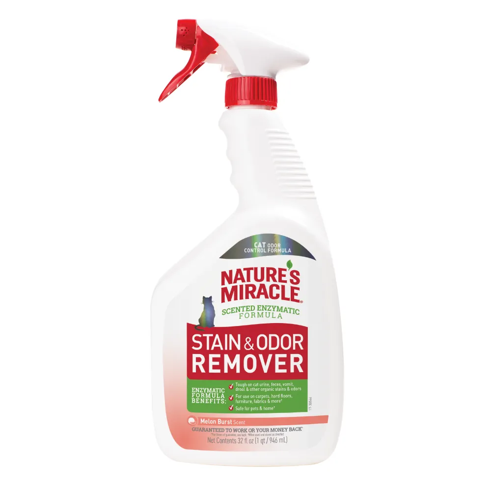 Natures Miracle Stain & Odor Remover for Cats (Melon Burst)